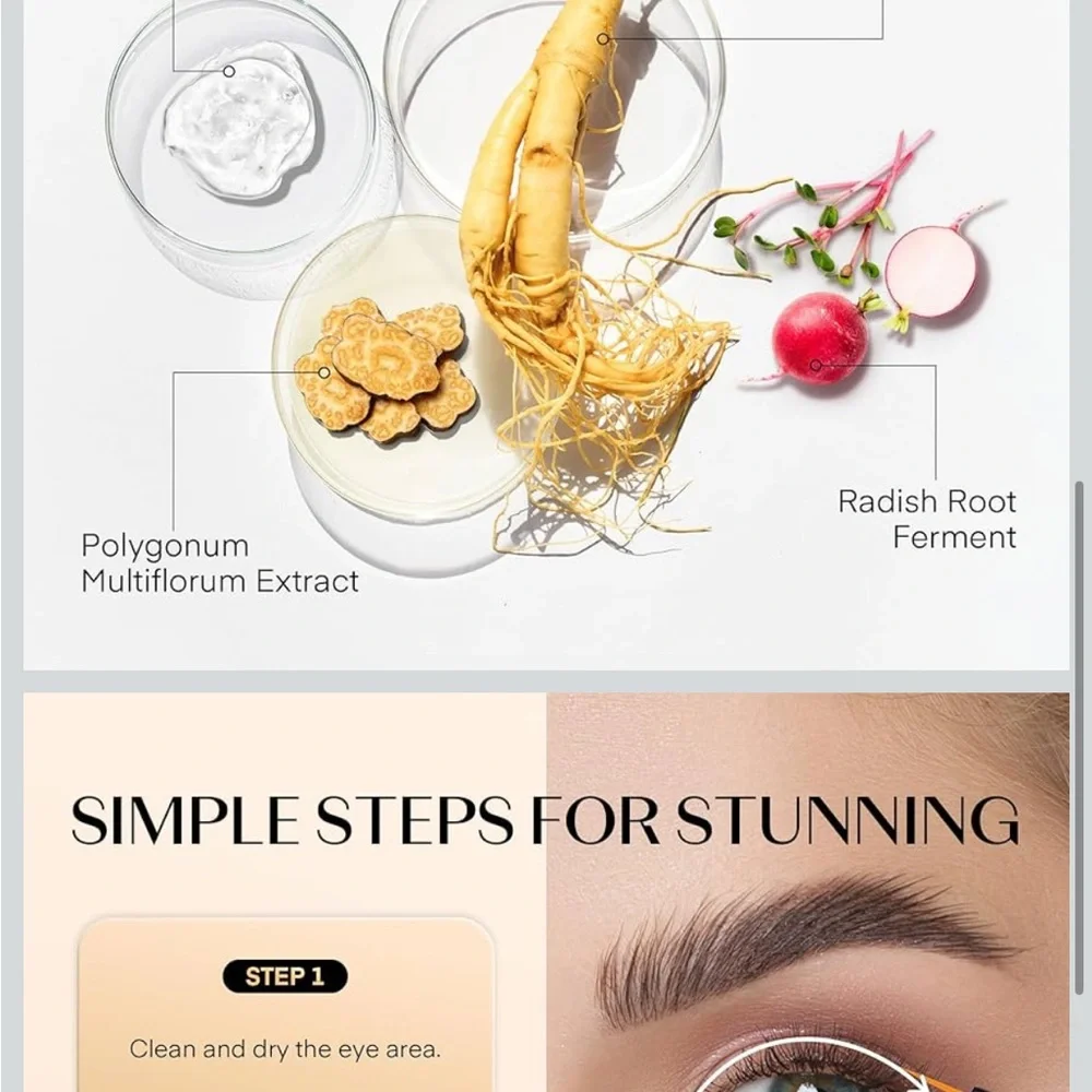 Lash Serum for Eyelash Growth - Lash Enhancer for Thicker Longer and Fuller